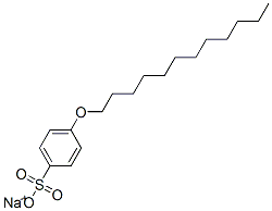 sodium 4-(dodecyloxy)benzenesulphonate  Struktur