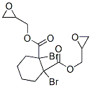 bis(2,3-epoxypropyl) dibromocyclohexane-1,2-dicarboxylate Struktur
