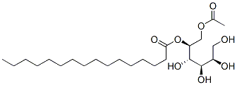 D-glucitol monoacetate monopalmitate Struktur