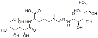 N2-D-gluconoyl-N5-[(D-gluconoylamino)iminomethyl]-L-ornithine Struktur
