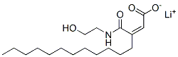 lithium 3-[[(2-hydroxyethyl)amino]carbonyl]pentadecenoate Structure