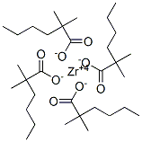 zirconium tetra(dimethylhexanoate) Struktur