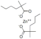 zinc dimethylhexanoate Structure