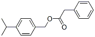 ベンゼン酢酸[4-(1-メチルエチル)フェニル]メチル 化学構造式