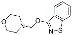 3-(4-モルホリニルメトキシ)-1,2-ベンゾイソチアゾール 化学構造式