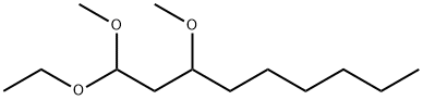 1-エトキシ-1,3-ジメトキシノナン 化学構造式