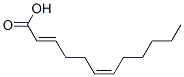 (2E,6Z)-dodeca-2,6-dienoic acid Struktur