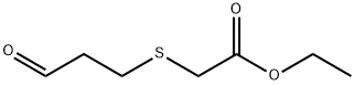 ethyl [(3-oxopropyl)thio]acetate Struktur