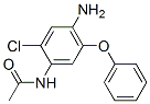 N-(4-アミノ-2-クロロ-5-フェノキシフェニル)アセトアミド 化学構造式