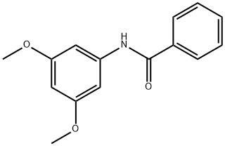 N-(3,5-ジメトキシフェニル)ベンズアミド 化学構造式