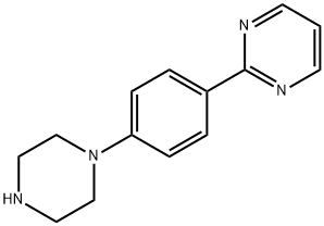 2-(4-(哌嗪-1-基)苯基)嘧啶 结构式
