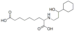 2-[(3-cyclohexyl-3-hydroxypropyl)amino]nonanedioic acid|
