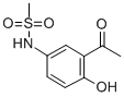 5-METHANESULPHONAMIDO-2-HYDROXYACETOPHENONE 结构式