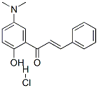5'-(dimethylamino)-2'-hydroxychalcone hydrochloride 结构式
