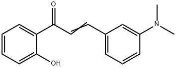 3-(dimethylamino)-2'-hydroxychalcone 结构式