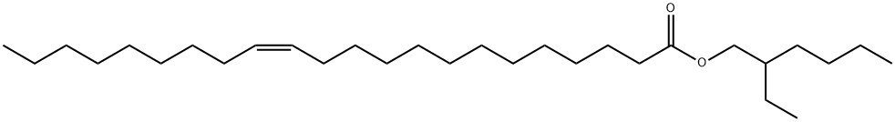 (Z)-13-ドコセン酸2-エチルヘキシル 化学構造式