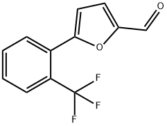 5-[2-(三氟甲基)苯基]糖醛 结构式
