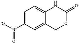 6-硝基-1H-苯并[D][1,3]噁嗪-2(4H)-酮 结构式