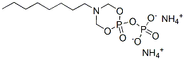 diammonium dihydrogen [(octylimino)bis(methylene)]bisphosphate Structure