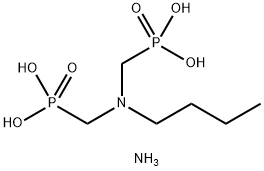 triammonium hydrogen [(butylimino)bis(methylene)]bisphosphonate Structure