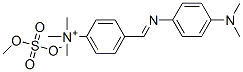 4-[[4-(dimethylamino)phenyl]iminomethyl]-N,N,N-trimethylanilinium methyl sulphate 结构式