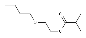 2-butoxyethyl isobutyrate 结构式