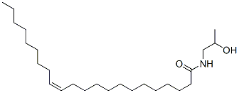 (Z)-N-(2-ヒドロキシプロピル)-13-ドコセンアミド 化学構造式