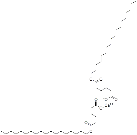 calcium octadecyl adipate Structure