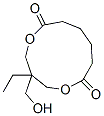6,6'-[[2-(ヒドロキシメチル)-2-エチル-1,3-プロパンジイル]ビス(オキシ)]ビス[6-オキソヘキサン酸] 化学構造式