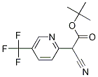 tert-butyl 2-cyano-2-(5-(trifluoroMethyl)pyridin-2-yl)acetate Structure