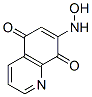 7-(hydroxyamino)-5,8-quinolinedione 结构式