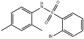 2-溴-N-(2,4-二甲基苯基)苯磺酰胺 结构式