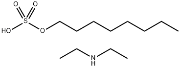 ジエチルアミン/硫酸水素オクチル,(1:1) 化学構造式
