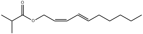 (Z,E)-deca-2,4-dienyl isobutyrate 结构式