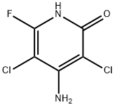 4-amino-3,5-dichloro-6-fluoro-2-pyridone Struktur