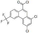 1,3-dichloro-6-(trifluoromethyl)phenanthren-9-carbonyl chloride Structure