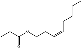 プロピオン酸(Z)-3-オクテニル 化学構造式