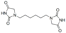 1,1'-(hexane-1,6-diyl)bisimidazolidine-2,4-dione Structure