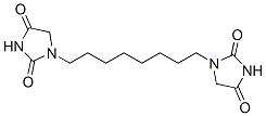 1,1'-(octane-1,8-diyl)bisimidazolidine-2,4-dione Structure