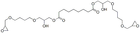 bis[2-hydroxy-3-[4-(oxiranylmethoxy)butoxy]propyl] azelate Structure