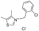 3-(o-chlorobenzyl)-4,5-dimethylthiazolium chloride 结构式
