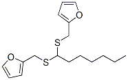 2,2'-[heptylidenebis(thiomethylene)]bisfuran Structure
