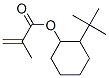 2-(1,1-dimethylethyl)cyclohexyl methacrylate 结构式