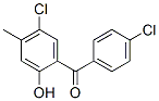 (5-chloro-2-hydroxy-4-methylphenyl) (4-chlorophenyl) ketone Structure