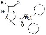 dicyclohexylammonium [2S-(2alpha,5alpha,6alpha)]-6-bromo-3,3-dimethyl-7-oxo-4-thia-1-azabicyclo[3.2.0]heptane-2-carboxylate Structure