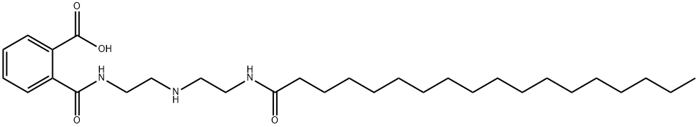 2-[[[2-[[2-[(1-oxooctadecyl)amino]ethyl]amino]ethyl]amino]carbonyl]benzoic acid Structure
