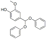 4-(diphenoxymethyl)-2-methoxyphenol 结构式