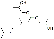 1,1'-[(3,7-dimethylocta-2,6-dienylidene)bis(oxy)]dipropan-2-ol Structure