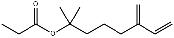2-methyl-6-methyleneoct-7-en-2-yl propionate 结构式