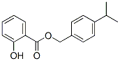 [4-(1-methylethyl)phenyl]methyl salicylate 结构式